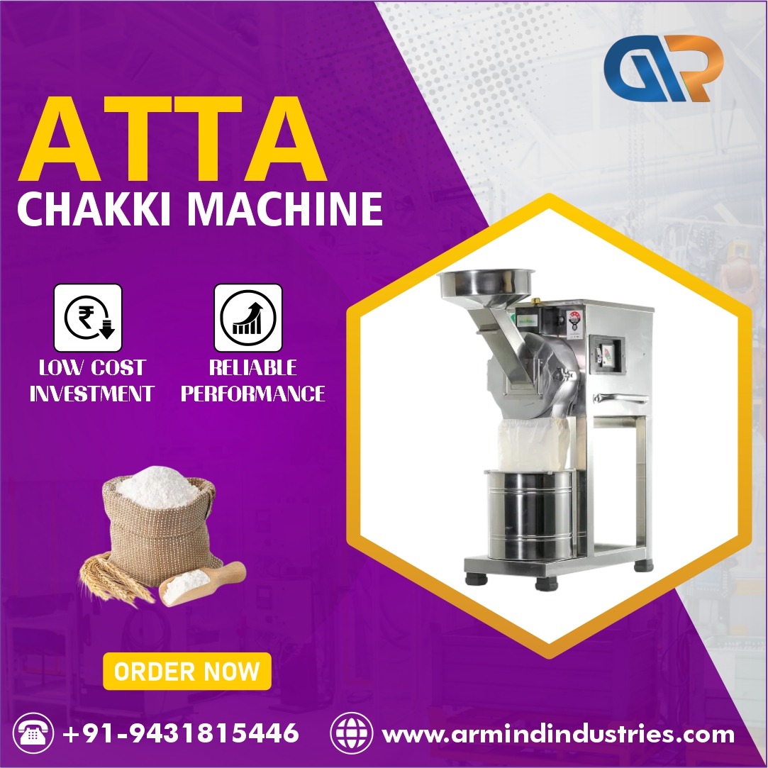 Mini Atta Chakki Machine – Compact Flour Mill for Small Use